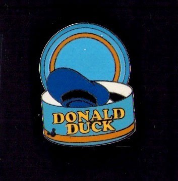 Disney DLR Hidden Mickey Hat Global Lanyard Hats Donald Pin