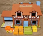 Fisher Price Little People Play Family House 952 Brown Vintage 1980 - NEAR MINT
