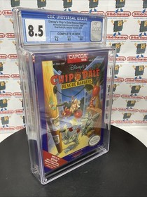 Chip n Dale Rescue Rangers Disney's Capcom CIB VGA WATA CGC PSA Nintendo NES