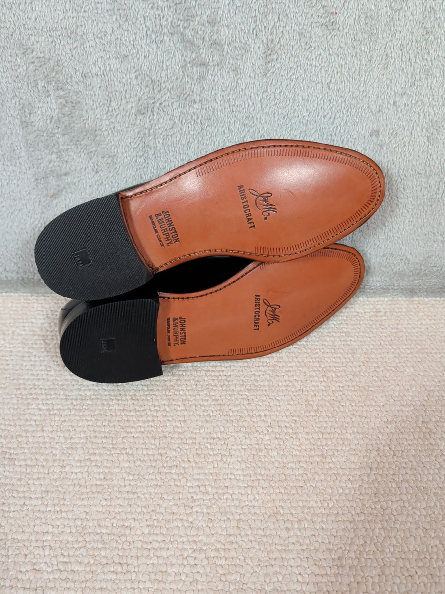 Johnston Murphy Aristocraft shoes Oxblood Tassel Loafer Mens  display picture 3