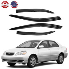 4x For Toyota Corolla Sedan 2003-2008 Window Visors Rain Guards Deflector Jdm