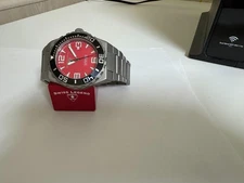 Men's SWISS LEGEND EXPEDITION 200M Stainless steel Red dial watch