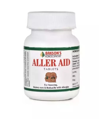 Bakson homoeopathy Aller Aid Tablets (75tab) FREE SHIPPING