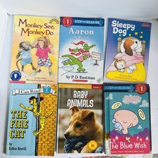 10 Beginning Reader Mixed Lot Pre Level 1 Step Into Reading Ready To Read