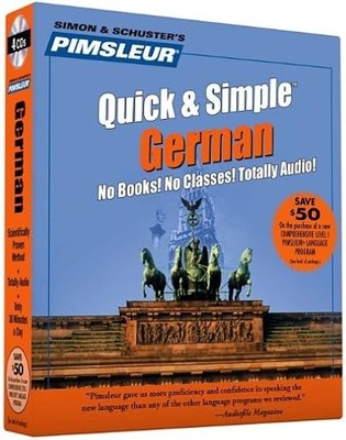 Pimsleur Deutsch Schnell & Einfach Kurs - Level 1 Lektionen 1-8 CD: Learn to...