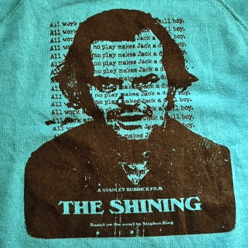 Sudadera Kubrick Grande Vintage Años 80 The Shining Película de Terror Promo Cuello Redondo - Imagen 1 de 8
