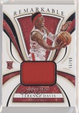 2019-20 Panini Immaculate Remarkable Rookie Jerseys 16/99 Terence Davis II 0el