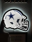 Dallas Cowboys Helmet 2D LED 20" Neon Sign Lamp Light Room Bar Bright Decor EM