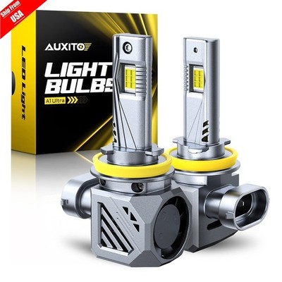AUXITO H11 H8 LED Headlight Bulbs Kit Low Beam Cool White 50W 5000LM One Pair