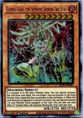 2021 Tin Ancient Battles #MP21-EN007 Gizmek Kaku, the Supreme Shining Sky Stag