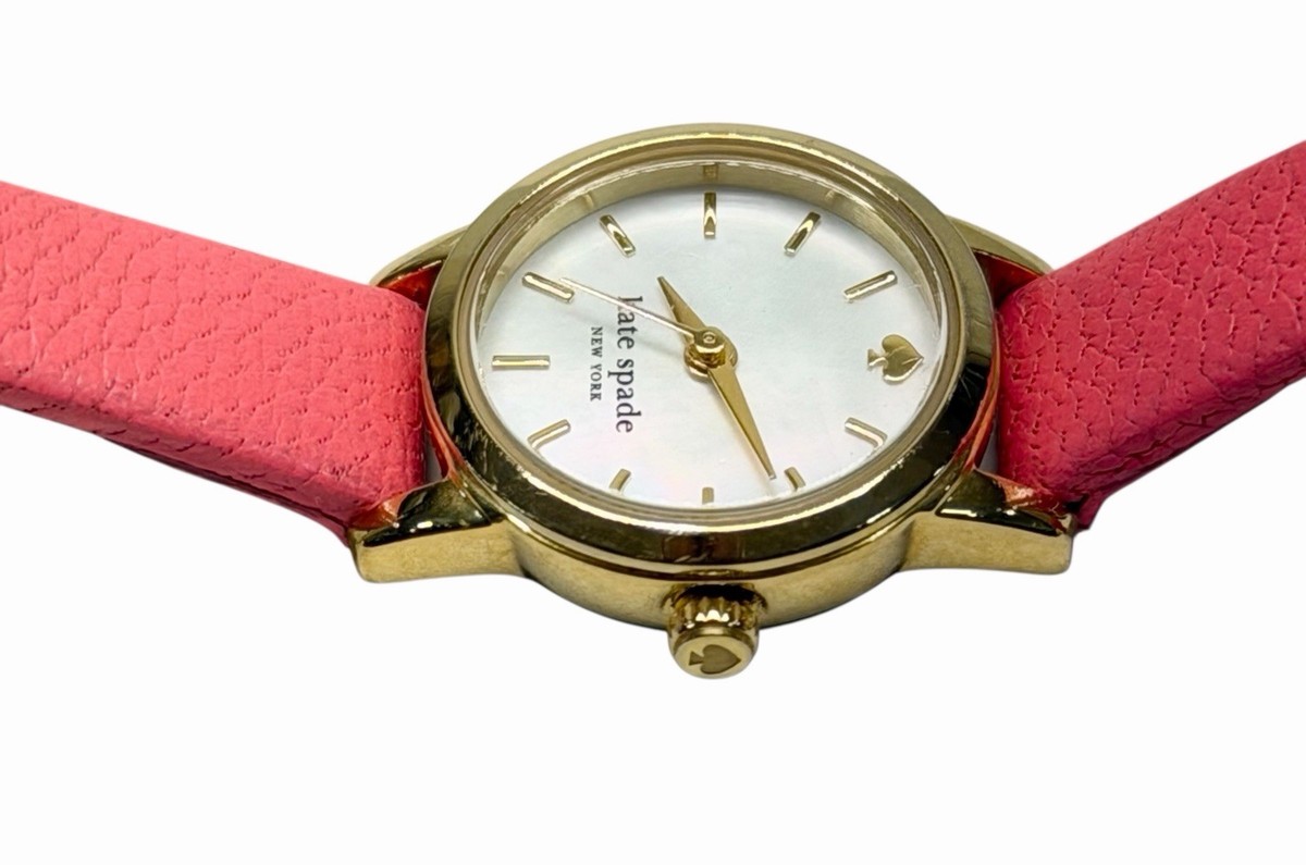 Kate Spade New York Live Colorfully Women 0830 Hot Pink Leather Band Org Box Kate Spade Live Colorfully Body Spray, Mandarin, Gardenia  main image 2