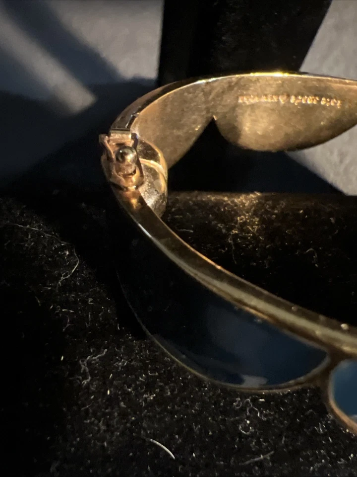 Brazalete Kate Spade festoneado azul real Foto 3 de 4