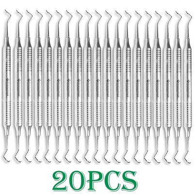 Sickle Scaler 204s Dental Hand Instruments Pro Periodontal Hygiene Pick Tool CE