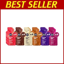 GU Energy Gel Assorted Flavors,  & Gluten-Free, 24-Pack