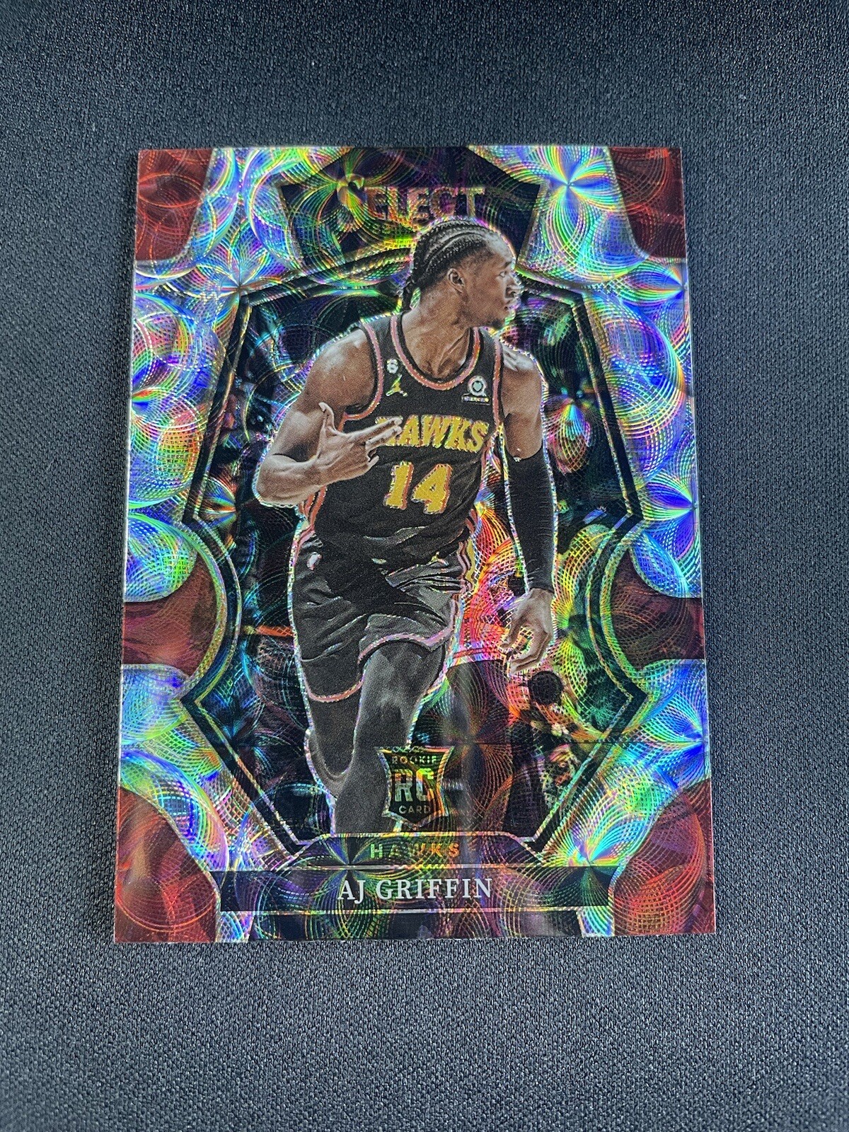 AJ GRIFFIN SCOPE PRIZM 2022-23 Select Basketball - RC Premier Lvl SSP Hawks #88