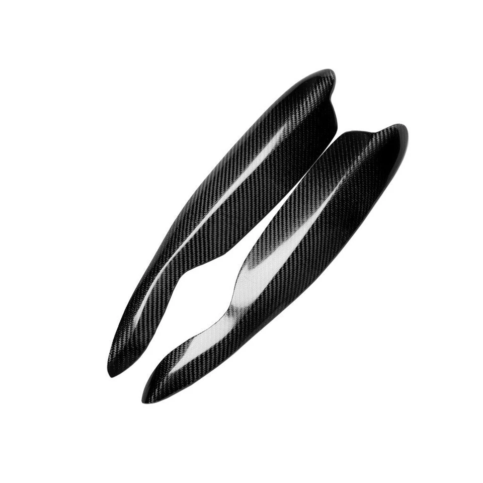 For 2007-2014 Benz Smart Fortwo W451 Headlight Eyebrow Eyelid Cover Trim Black - Image 2 of 4