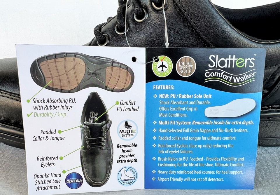 Slatters Mens Comfort Walking shoes men's leather Slatters shoes Award ...