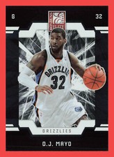 O.J. Mayo #54 2009-10 Donruss Elite Memphis Grizzlies