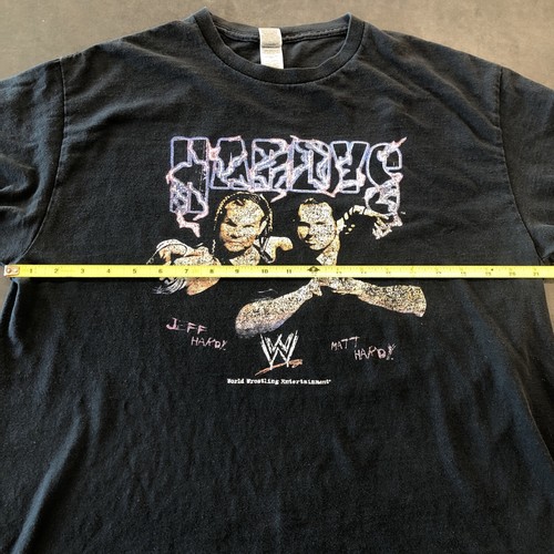 Vintage Y2K The Hardy Boyz Lightning T-Shirt Matt Jeff WWF WWE Wrestling Large - Picture 14 of 17