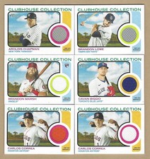 2022 TOPPS HERITAGE CLUBHOUSE COLLECTION RELIC - PICK ANY U WANT - FREE SHIPPING