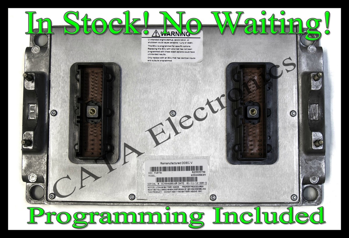 Detroit Series 60 DDEC V ECM 14l Part# P23535798 Engine