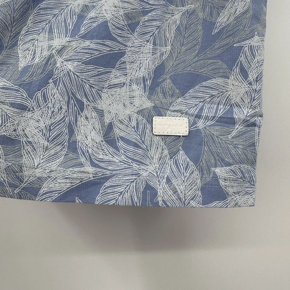 Top 7 For All Mankind Juvenil Niña NUEVO Pequeño Azul Sin Mangas Tropical Volantes Foto 3 de 4