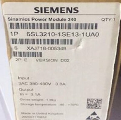 NEW Siemens 6SL3 210-1SE13-1UA0 6SL3210-1SE13-1UA0