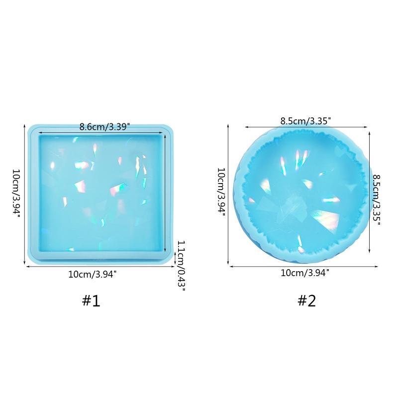 Epoxy Resin Coffee Placemat Mold Suitable for Home Decoration Table