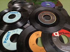 Lotto 20x Dischi 45 Giri Musica Italiana Anni 60 Senza Copertina