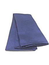  91 Bloomingdales Mens Handkerchief Blue Solid Casual Dress Formal Pocket Square