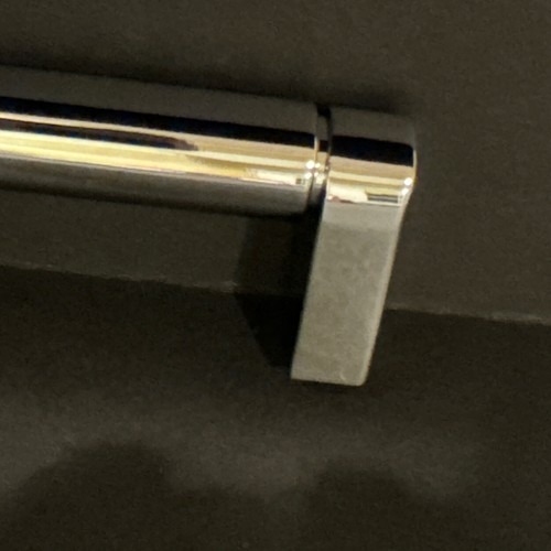 Restoration Hardware Lambeth Smooth Chrome 4 inch Pull 2417033 - Picture 2 of 5