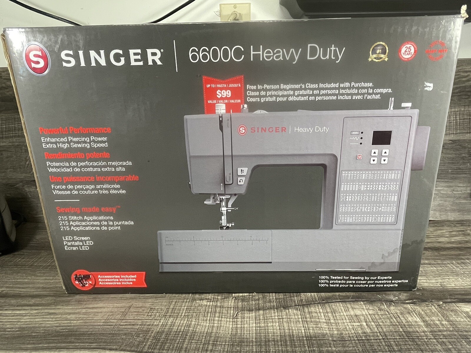 SINGER Heavy Duty 6600C Computerized Sewing Machine 37431887122 eBay