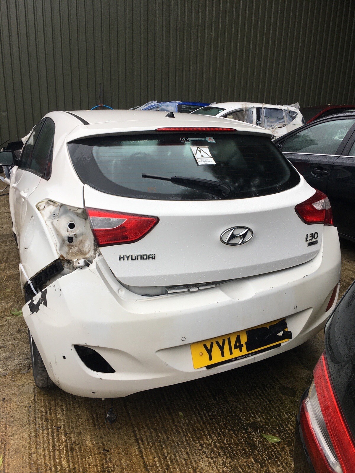 HYUNDAI I30 2014 MK2 Rear Bumper Crash Bar Reinforcer 86631A6000 2012