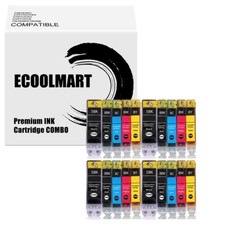 20PK Ink Cartrdge for PGI-5 CLI-8 PIXMA iP3300 iP4200 iP4300 MP510 MP530