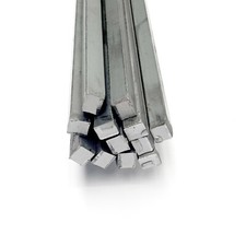 Square Bar Mld Steel 10mm x 5ft -1524mm  Pack of 12 MCNS021