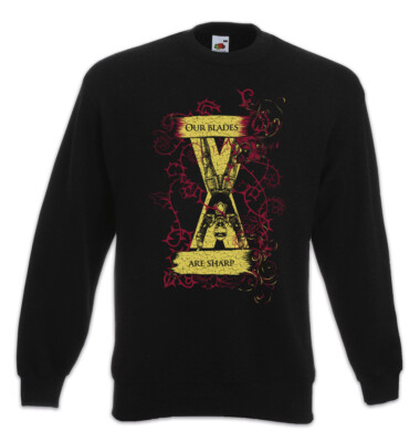 Our Blades Are Sharp Sweatshirt Pullover Game of House Bolton Sign Thrones Flag