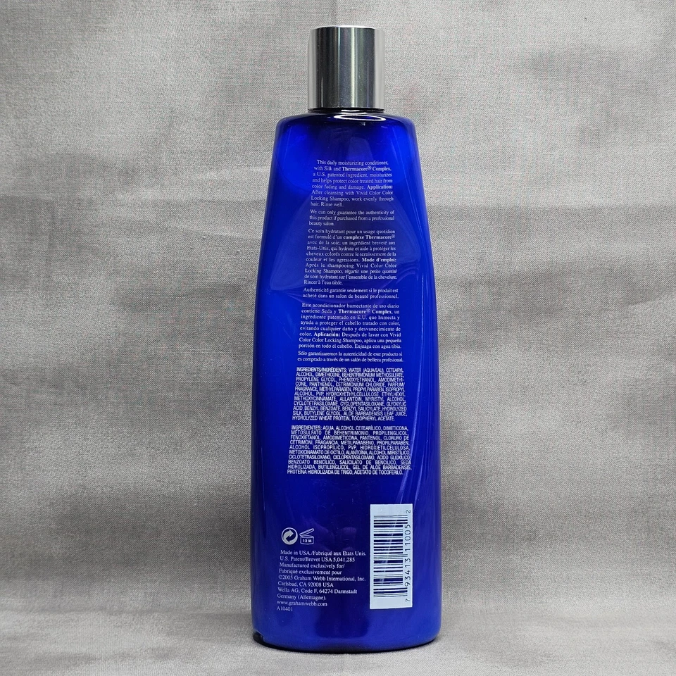 GRAHAM WEBB Vivid Color, Color Locking Conditioner Discontinued 11 oz - NEW - Image 2 of 2