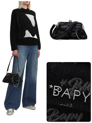 A Bathing Ape BAPY MONOGRAM CLASP BAG women YK70289312