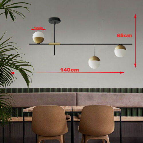 Linear Modern Pendant Light Kitchen Bar Island Art Ceiling Lamp Hanging Light - Picture 1 of 7