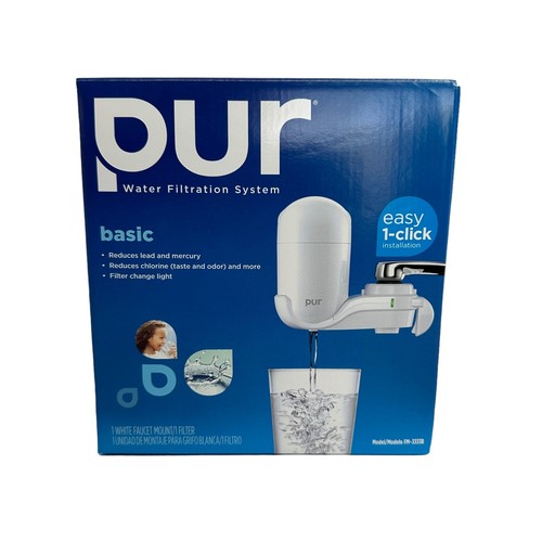 PUR Basic Faucet Water Filtration System White Finish FM3333B eBay
