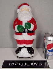 10” SANTA Toro Pathway Light Toppers Blow Mold General Foam Plastics Christmas