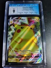 2020 Pokemon SWSH Vivid Voltage Pikachu VMAX Full Art 044/185 PSA 9 MINT CGC 9