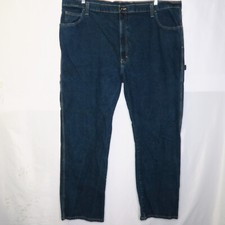 Vintage Dickies Carpenter Jeans Relaxed Fit Sz 44x32 Work Hammer Loop Pockets