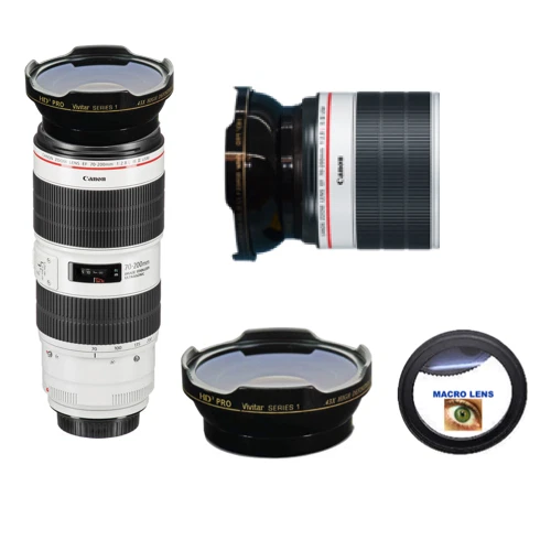 HD WIDE FISHEYE LENS +2X MULTIPLIER FOR Canon EF 70-200mm f/2.8L IS III USM Lens - Image 2 of 4