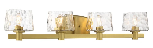 Minka Lavery Drysdale 4 Light Bathroom Vanity, Soft Brass - Picture 3 of 5