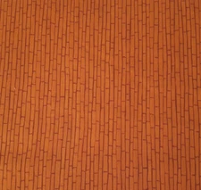 1 yd Sailors Rest World Art Group P&B Textiles Rust Brick Fishing Village Boat