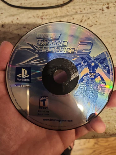 Gundam Battle Assault 2 (Sony PlayStation 1, 2002) PS1 No Manual Tested