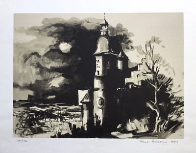 Karl ARNOLD Lithographie nummeriert 111/130 datiert 1981 signiert