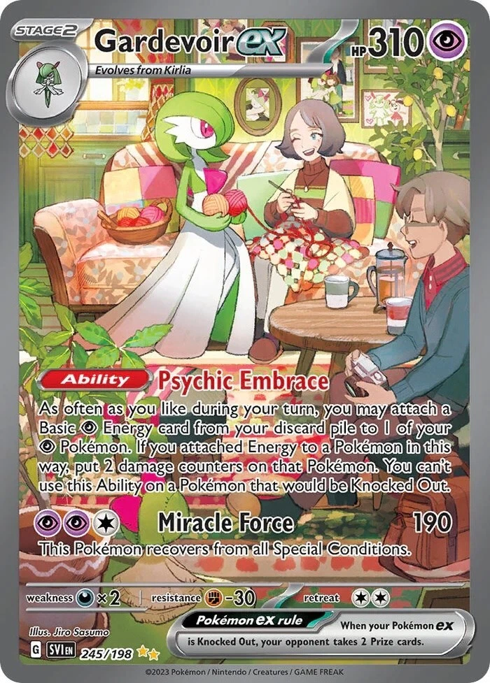 mega gardevoir ex pokemon card value POKÉMON CARD GAME sv1S 092/078 SR Gardevoir ex main image 0