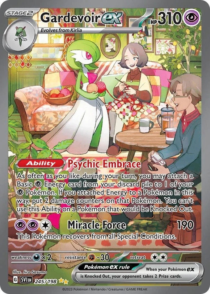 Gardevoir ex 245/198 SV01: Scarlet & Violet Base Set